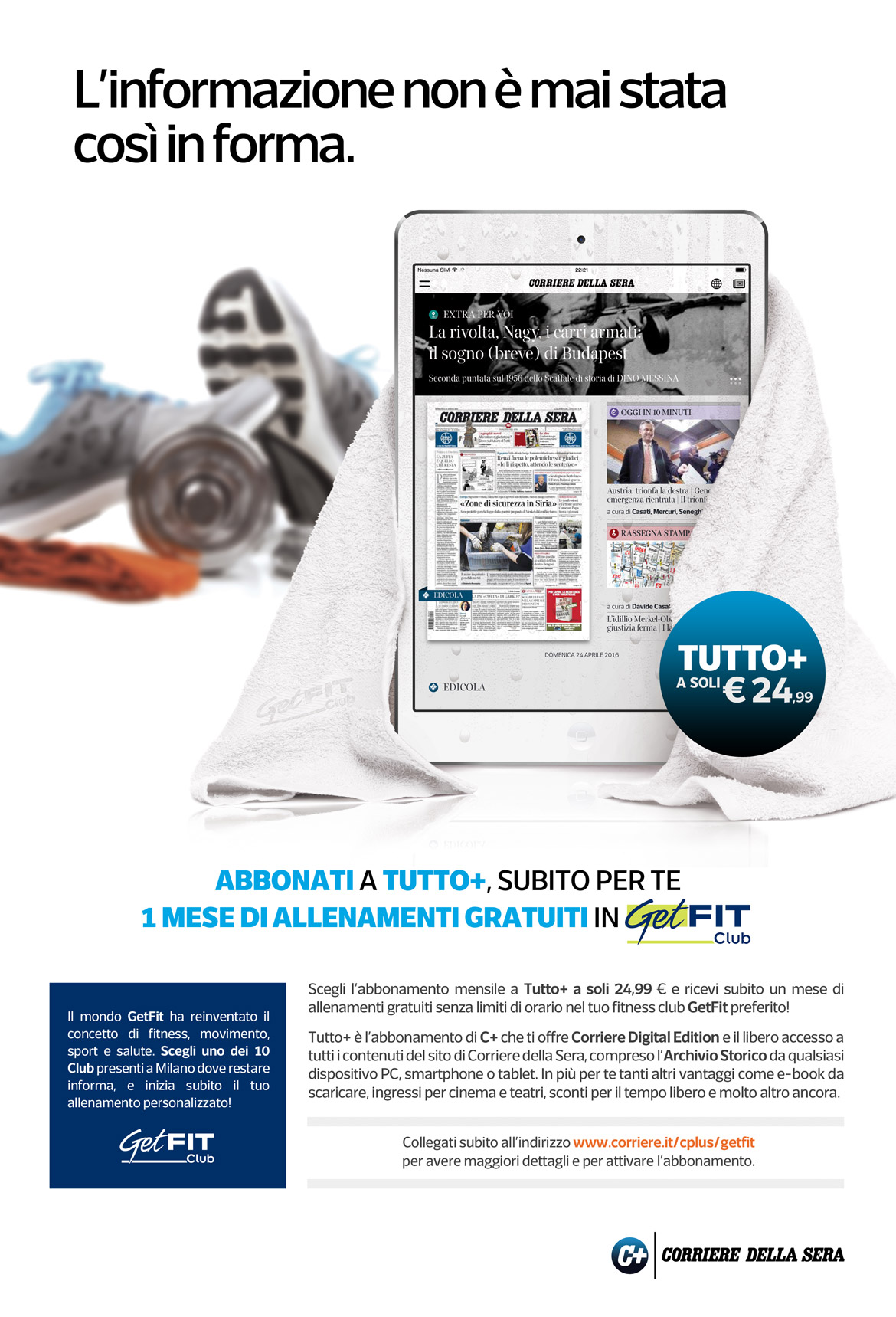 Corriere della sera / Get Fit